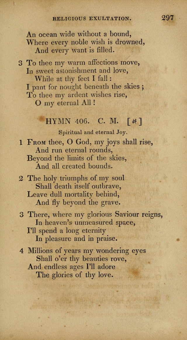 The New Hymn Book, Designed for Universalist Societies: compiled from approved authors, with variations and additions. Second Ed. page 308