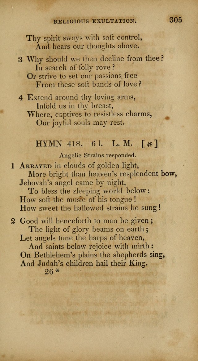 The New Hymn Book, Designed for Universalist Societies: compiled from approved authors, with variations and additions. Second Ed. page 316