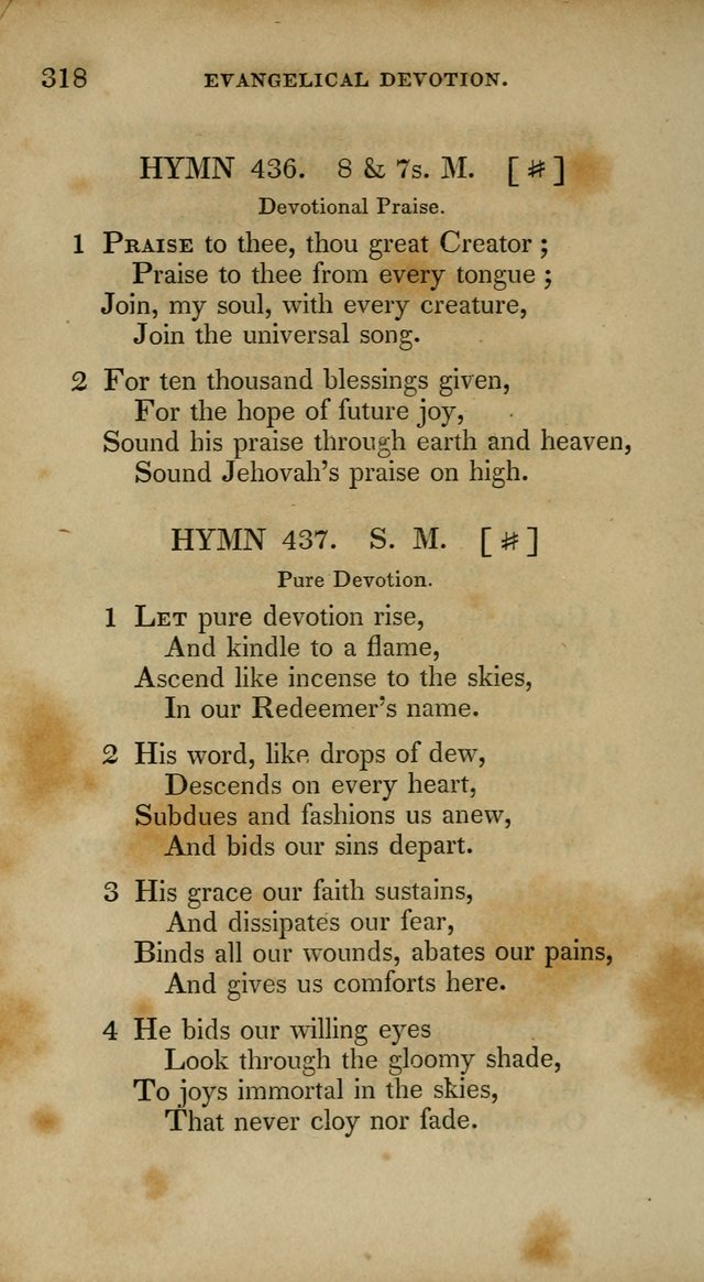 The New Hymn Book, Designed for Universalist Societies: compiled from approved authors, with variations and additions. Second Ed. page 329