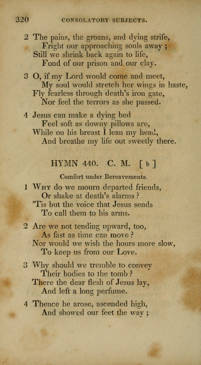 The New Hymn Book, Designed for Universalist Societies: compiled from approved authors, with variations and additions. Second Ed. page 331