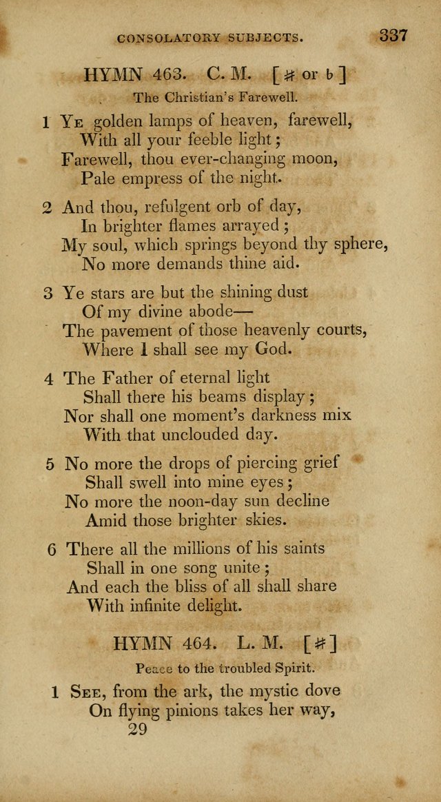 The New Hymn Book, Designed for Universalist Societies: compiled from approved authors, with variations and additions. Second Ed. page 348