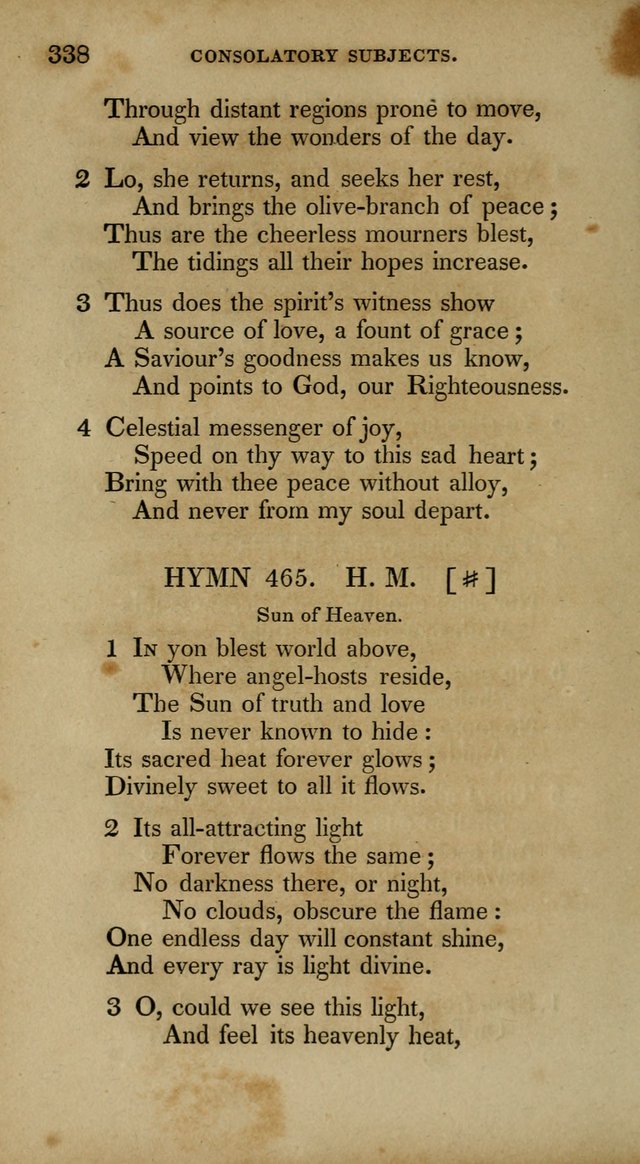 The New Hymn Book, Designed for Universalist Societies: compiled from approved authors, with variations and additions. Second Ed. page 349