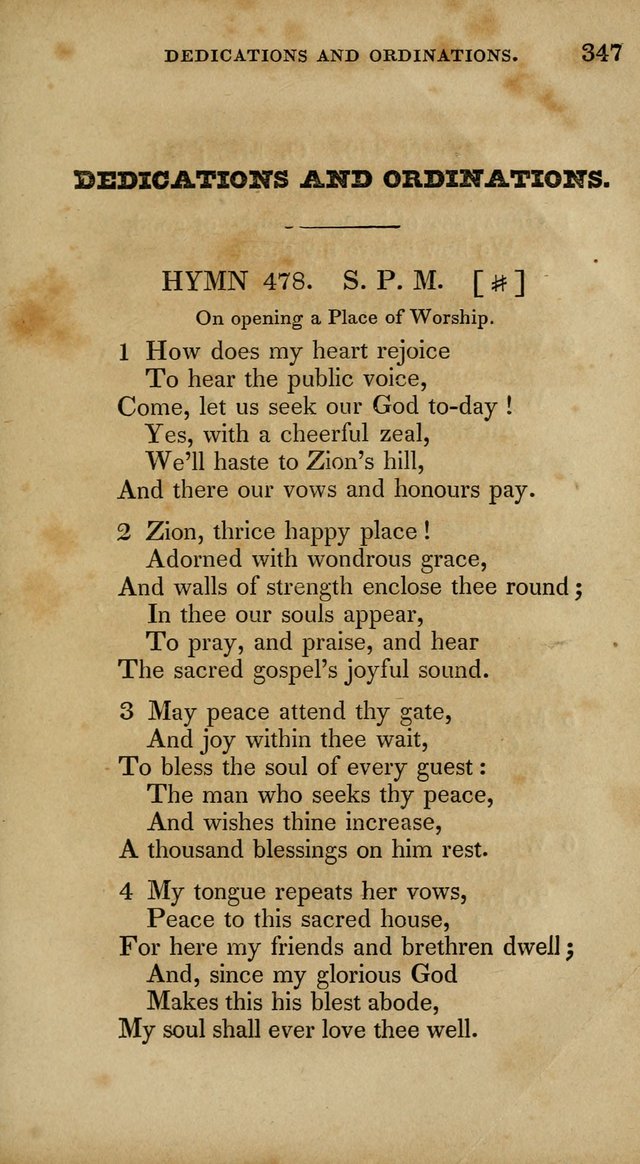 The New Hymn Book, Designed for Universalist Societies: compiled from approved authors, with variations and additions. Second Ed. page 358