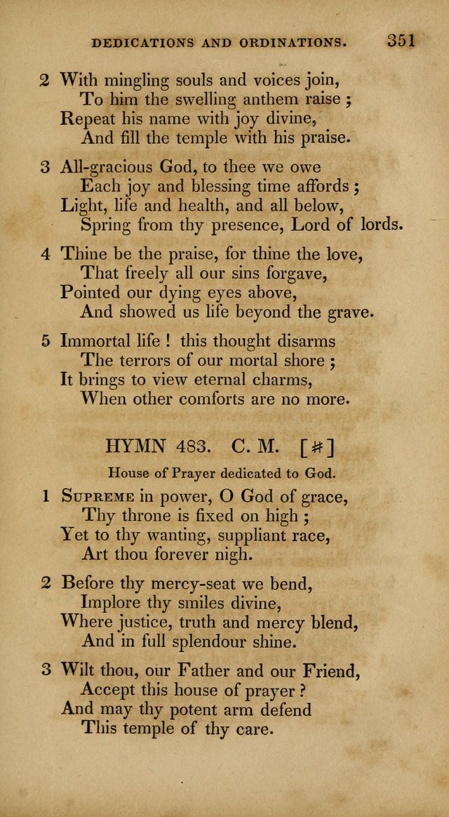 The New Hymn Book, Designed for Universalist Societies: compiled from approved authors, with variations and additions. Second Ed. page 362