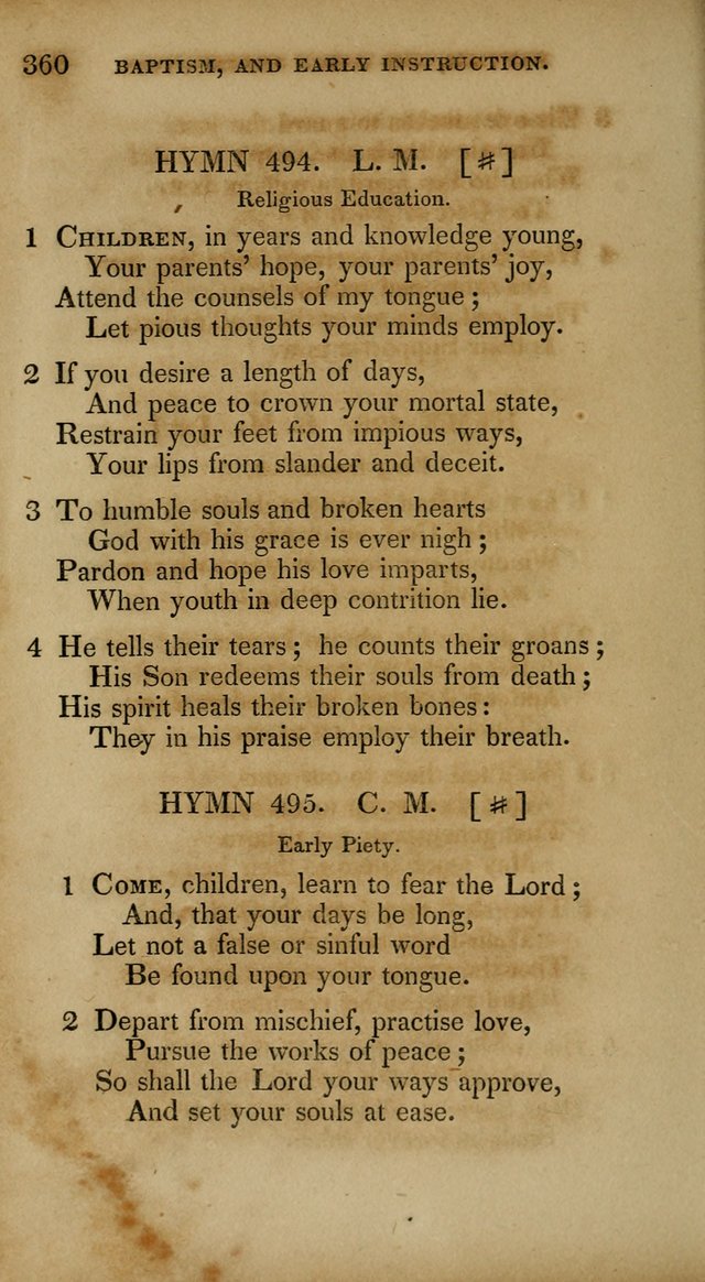 The New Hymn Book, Designed for Universalist Societies: compiled from approved authors, with variations and additions. Second Ed. page 371