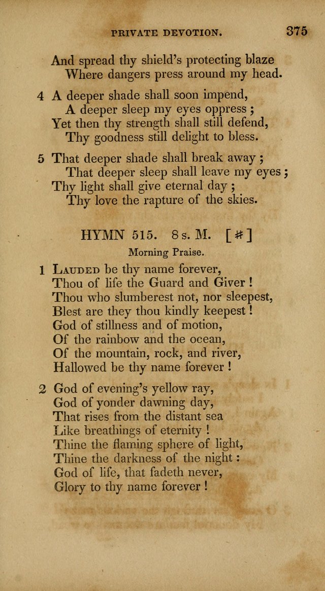 The New Hymn Book, Designed for Universalist Societies: compiled from approved authors, with variations and additions. Second Ed. page 386