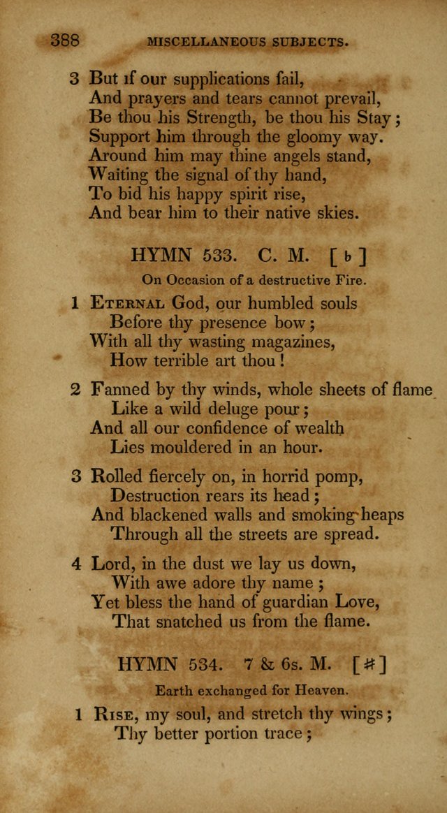 The New Hymn Book, Designed for Universalist Societies: compiled from approved authors, with variations and additions. Second Ed. page 399