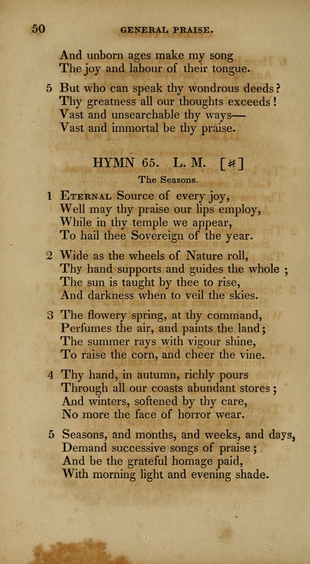 The New Hymn Book, Designed for Universalist Societies: compiled from approved authors, with variations and additions. Second Ed. page 61