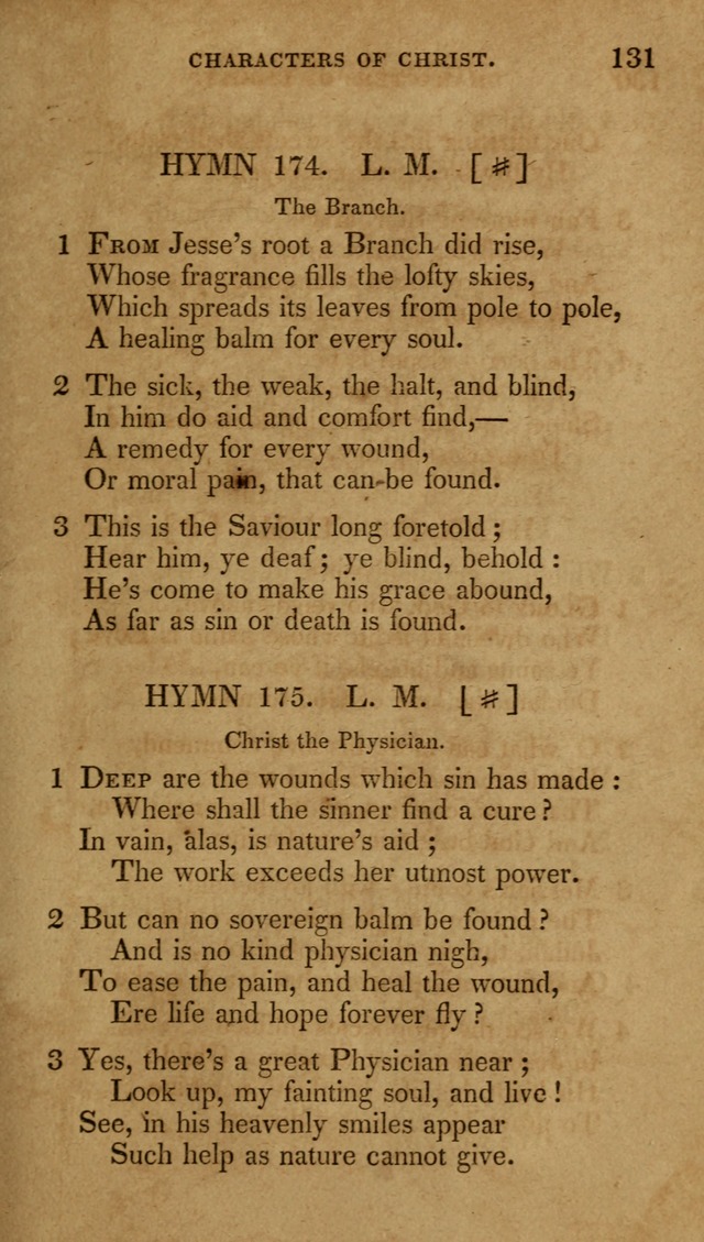 The New Hymn Book, Designed for Universalist Societies: compiled from approved authors, with variations and additions (9th ed.) page 131