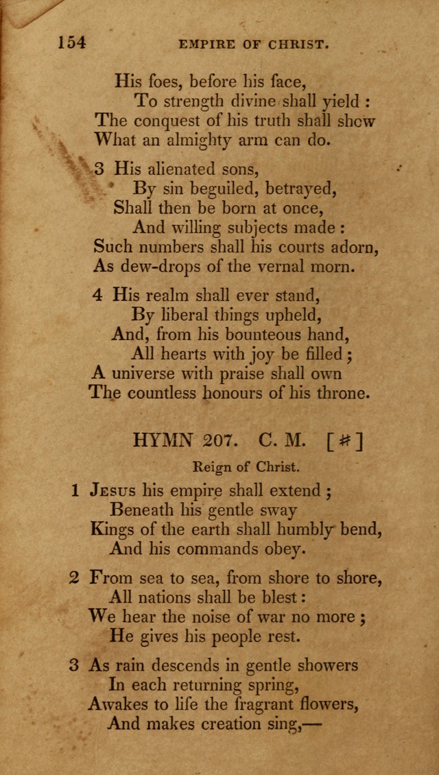 The New Hymn Book, Designed for Universalist Societies: compiled from approved authors, with variations and additions (9th ed.) page 154