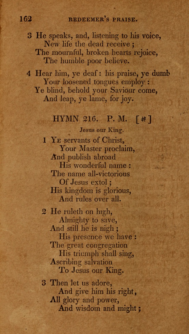 The New Hymn Book, Designed for Universalist Societies: compiled from approved authors, with variations and additions (9th ed.) page 162