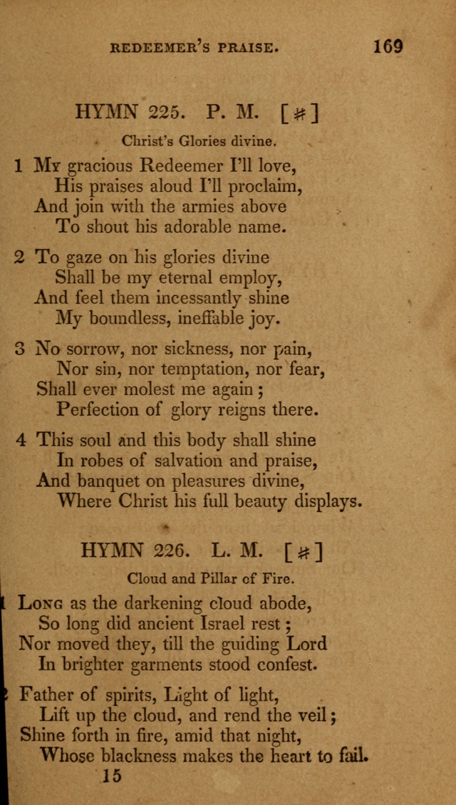 The New Hymn Book, Designed for Universalist Societies: compiled from approved authors, with variations and additions (9th ed.) page 169