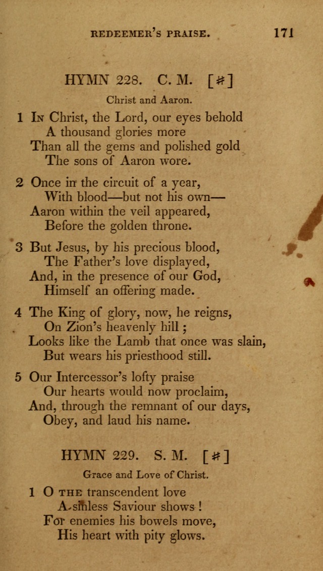 The New Hymn Book, Designed for Universalist Societies: compiled from approved authors, with variations and additions (9th ed.) page 171