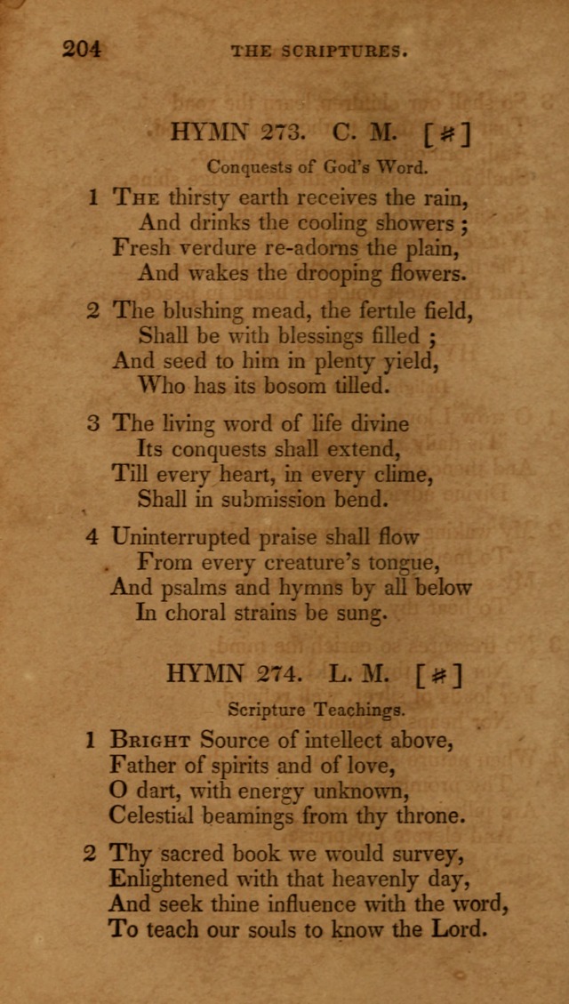 The New Hymn Book, Designed for Universalist Societies: compiled from approved authors, with variations and additions (9th ed.) page 204