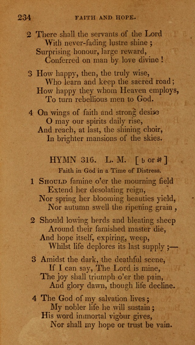 The New Hymn Book, Designed for Universalist Societies: compiled from approved authors, with variations and additions (9th ed.) page 234