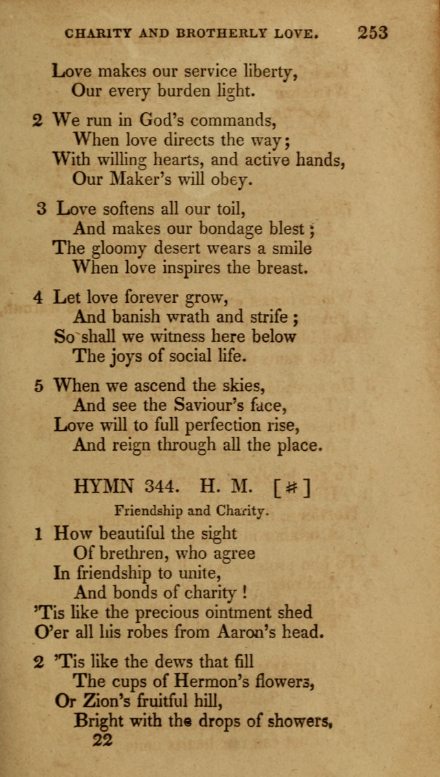 The New Hymn Book, Designed for Universalist Societies: compiled from approved authors, with variations and additions (9th ed.) page 253