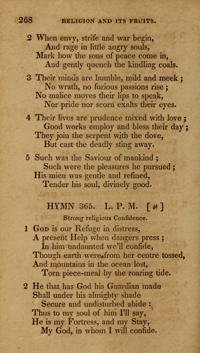 The New Hymn Book, Designed for Universalist Societies: compiled from approved authors, with variations and additions (9th ed.) page 268