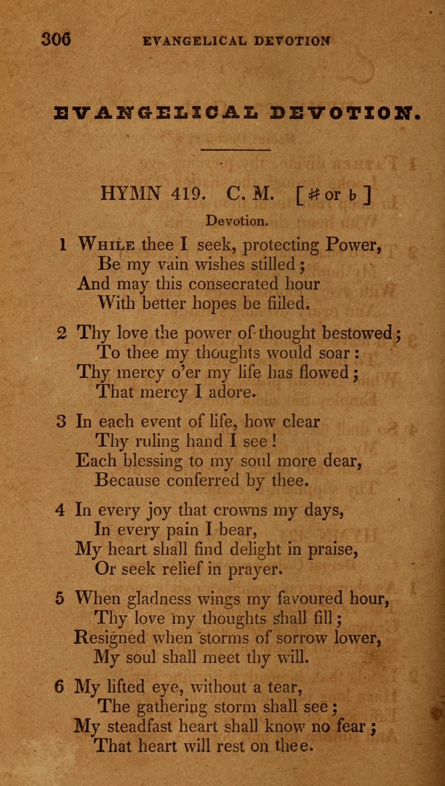 The New Hymn Book, Designed for Universalist Societies: compiled from approved authors, with variations and additions (9th ed.) page 308