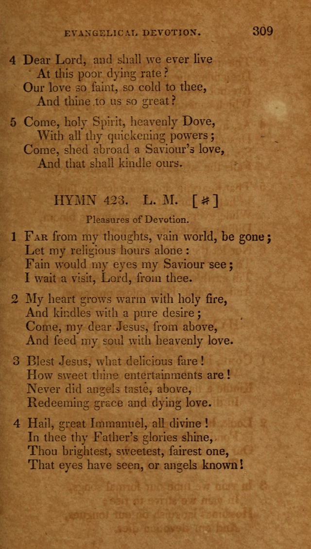 The New Hymn Book, Designed for Universalist Societies: compiled from approved authors, with variations and additions (9th ed.) page 311