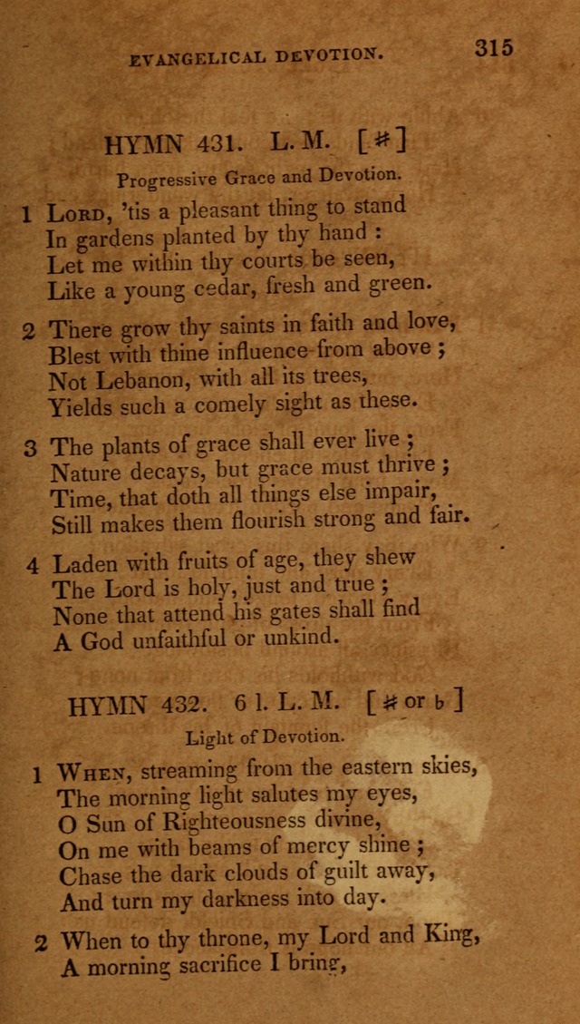 The New Hymn Book, Designed for Universalist Societies: compiled from approved authors, with variations and additions (9th ed.) page 317