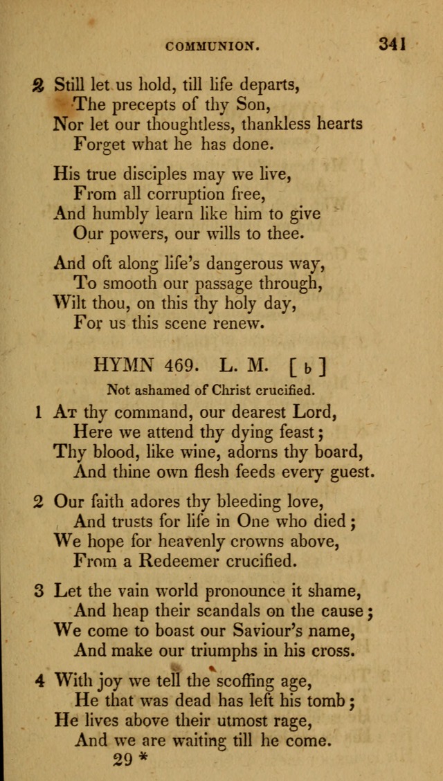 The New Hymn Book, Designed for Universalist Societies: compiled from approved authors, with variations and additions (9th ed.) page 341