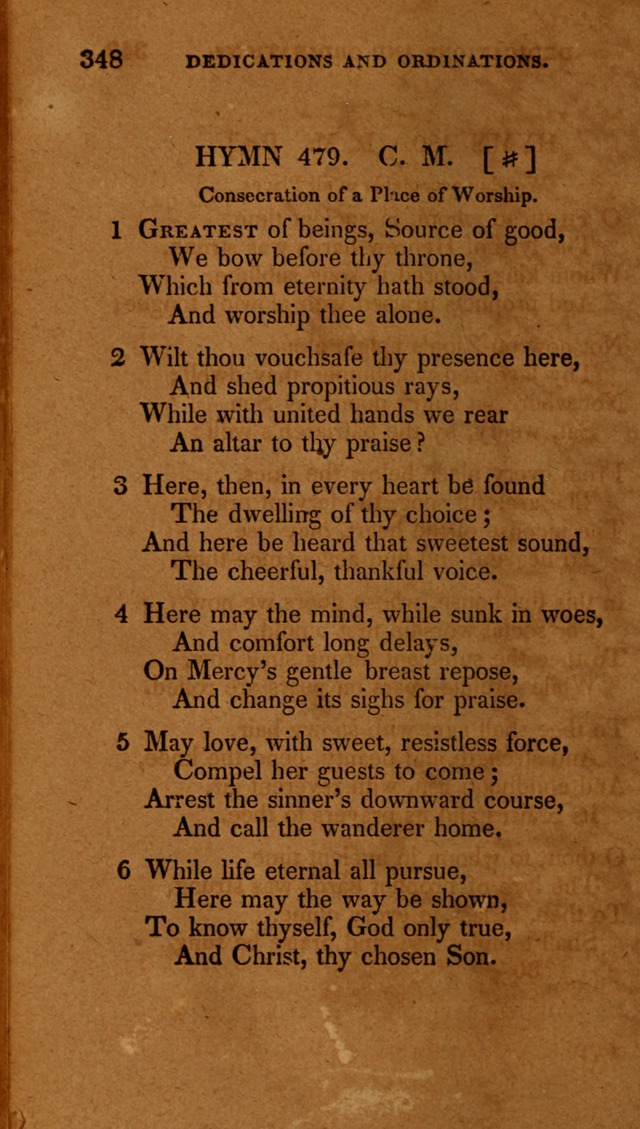 The New Hymn Book, Designed for Universalist Societies: compiled from approved authors, with variations and additions (9th ed.) page 348