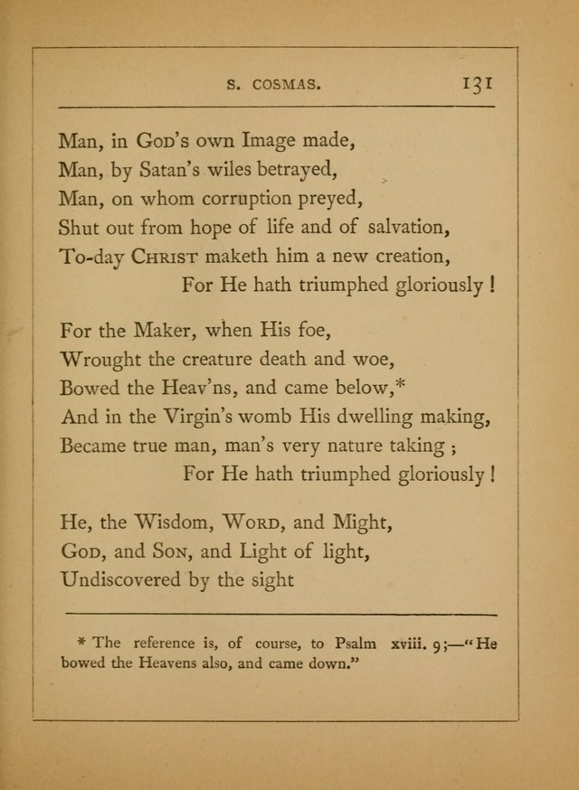 Hymns of the Eastern Church (5th ed.) page 131