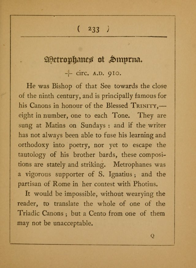 Hymns of the Eastern Church (5th ed.) page 233