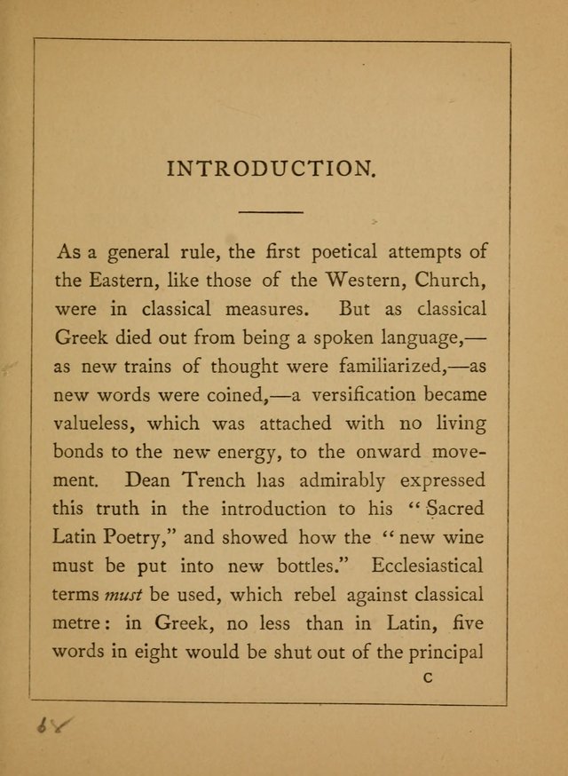 Hymns of the Eastern Church (5th ed.) page 25