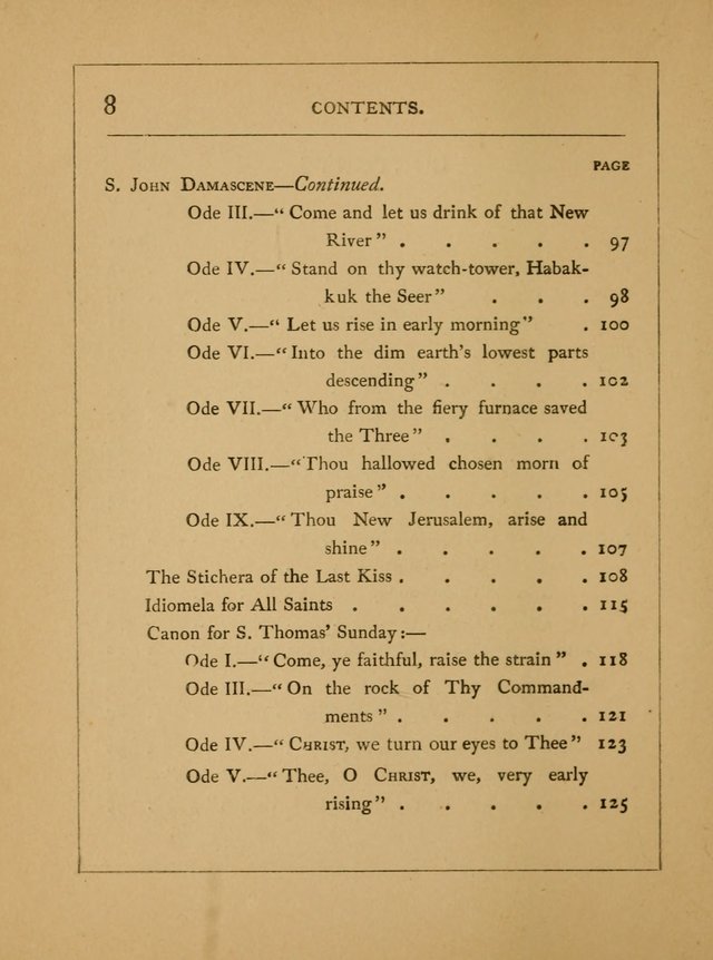 Hymns of the Eastern Church (5th ed.) page 8