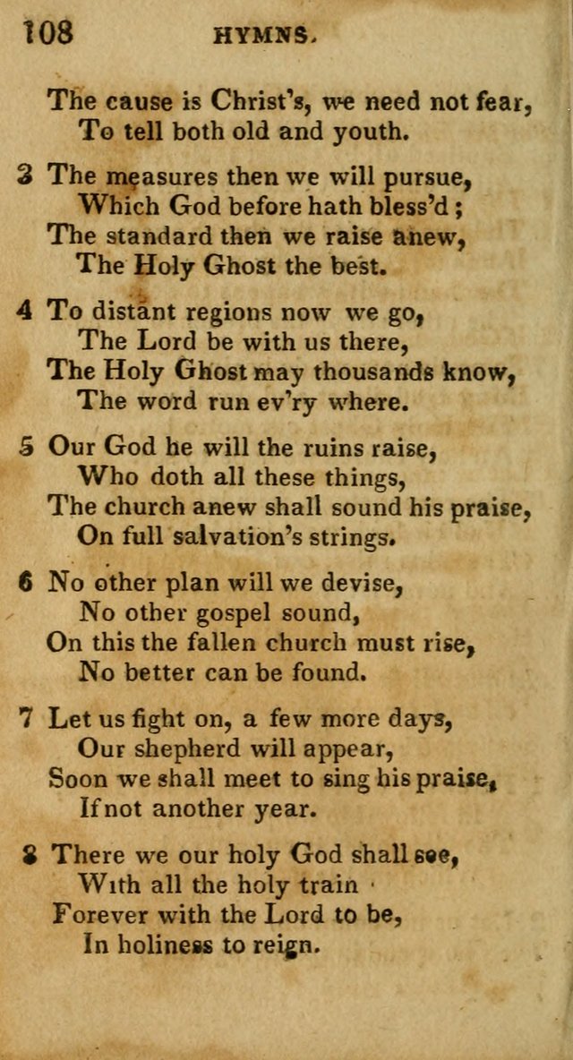 New Hymns and Spiritual songs, on different subjects, to be sung by all the holy brethren, and all that love the Lord page 115