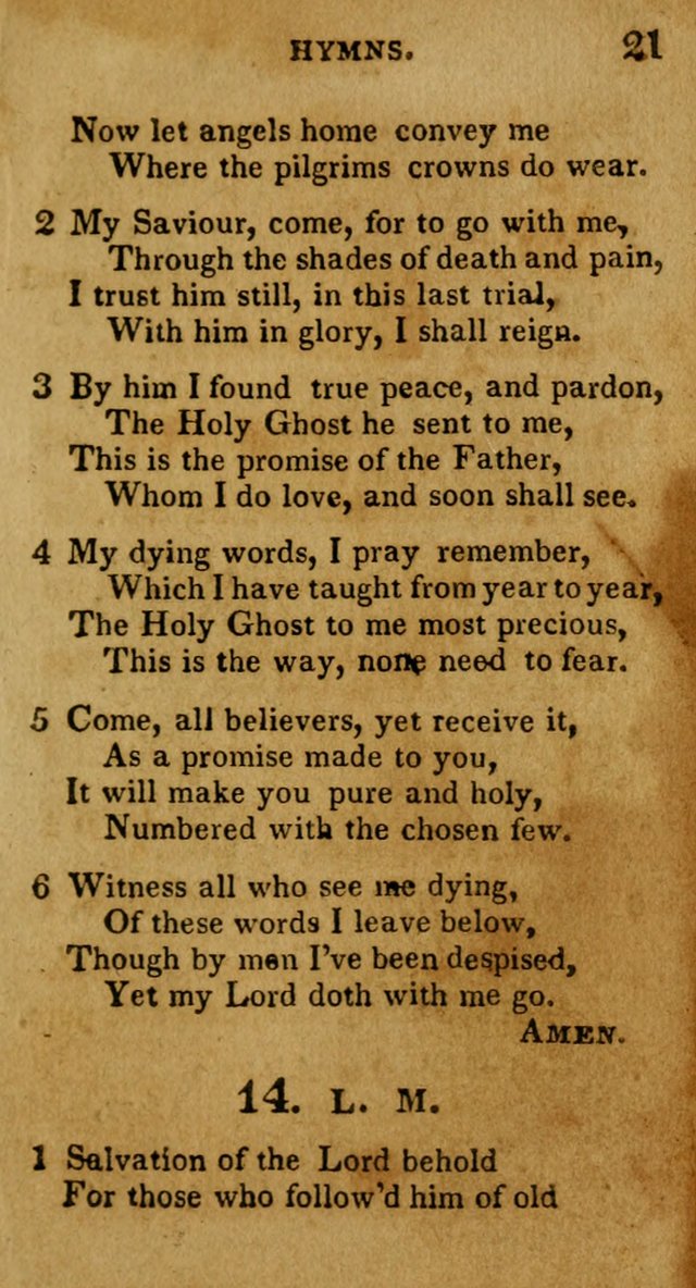 New Hymns and Spiritual songs, on different subjects, to be sung by all the holy brethren, and all that love the Lord page 28