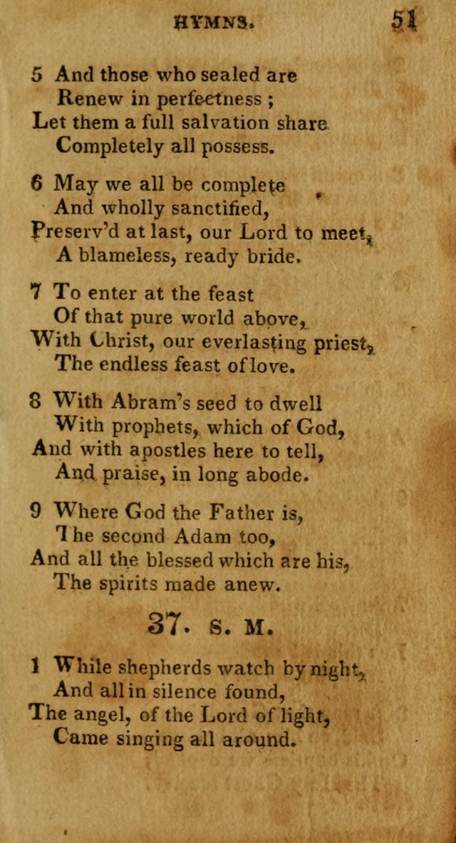 New Hymns and Spiritual songs, on different subjects, to be sung by all the holy brethren, and all that love the Lord page 58