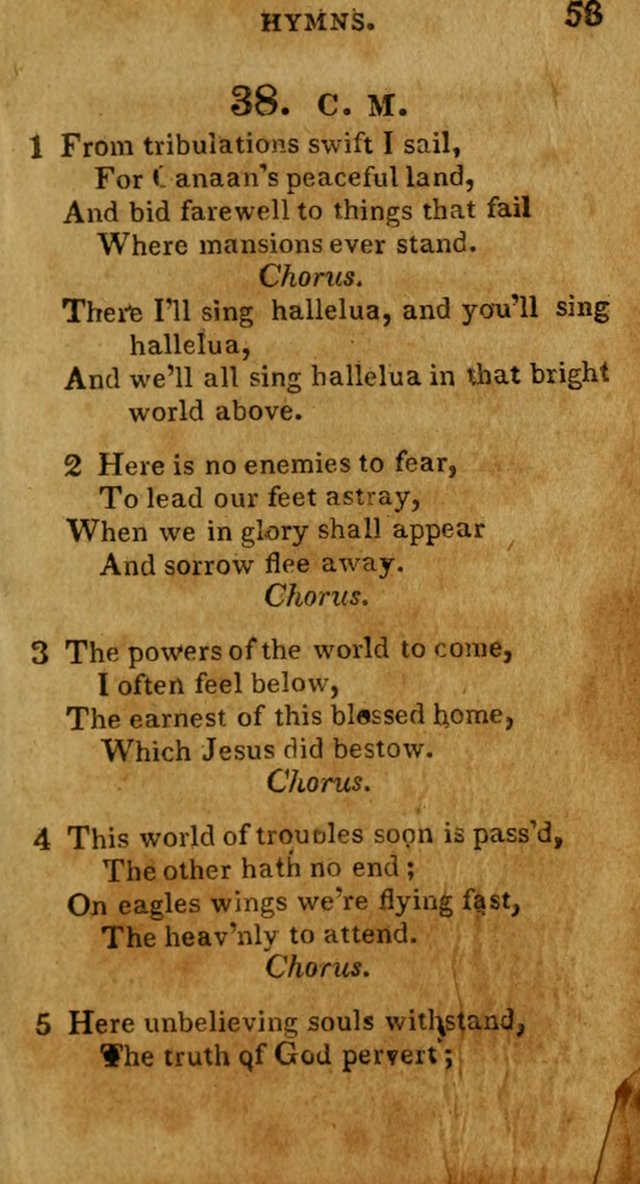 New Hymns and Spiritual songs, on different subjects, to be sung by all the holy brethren, and all that love the Lord page 60