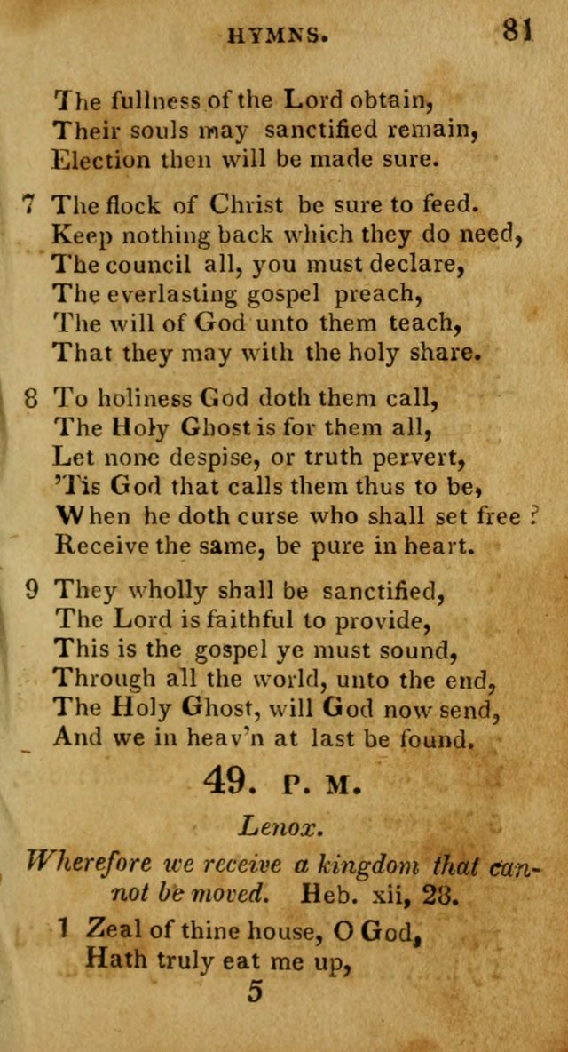 New Hymns and Spiritual songs, on different subjects, to be sung by all the holy brethren, and all that love the Lord page 88