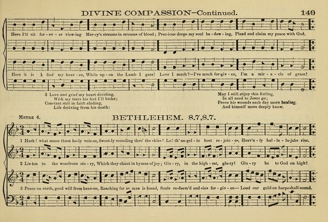 The New Harmonia Sacra: a compilation of genuine church music comprising a great variety of metres, harmonized for four voices (Eighteenth Edition) page 110