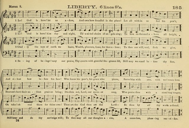 The New Harmonia Sacra: a compilation of genuine church music comprising a great variety of metres, harmonized for four voices (Eighteenth Edition) page 146