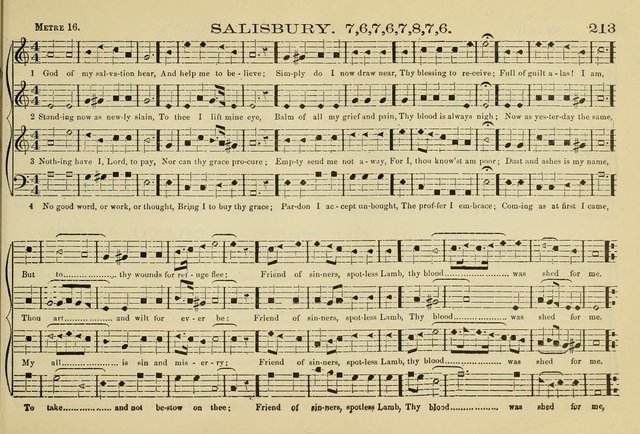 The New Harmonia Sacra: a compilation of genuine church music comprising a great variety of metres, harmonized for four voices (Eighteenth Edition) page 174