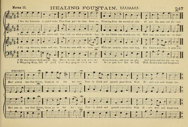 The New Harmonia Sacra: a compilation of genuine church music comprising a great variety of metres, harmonized for four voices (Eighteenth Edition) page 208