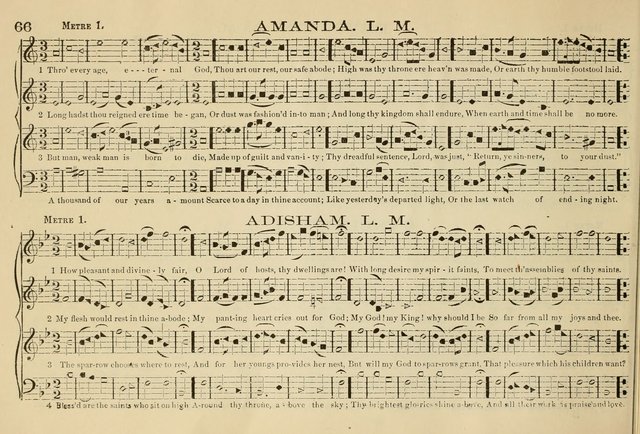 The New Harmonia Sacra: a compilation of genuine church music comprising a great variety of metres, harmonized for four voices (Eighteenth Edition) page 27