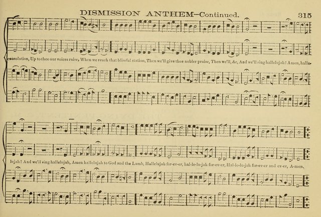 The New Harmonia Sacra: a compilation of genuine church music comprising a great variety of metres, harmonized for four voices (Eighteenth Edition) page 276