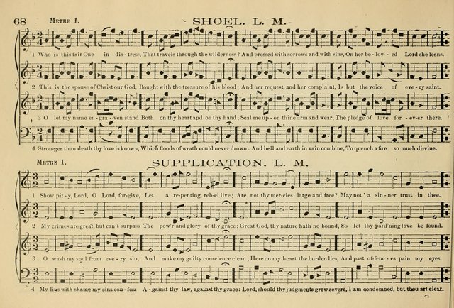 The New Harmonia Sacra: a compilation of genuine church music comprising a great variety of metres, harmonized for four voices (Eighteenth Edition) page 29