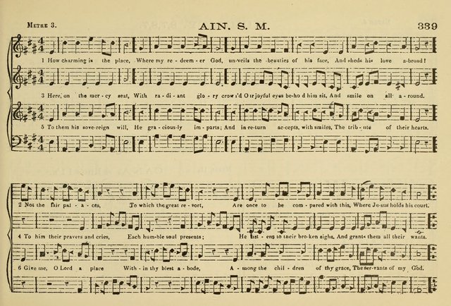 The New Harmonia Sacra: a compilation of genuine church music comprising a great variety of metres, harmonized for four voices (Eighteenth Edition) page 300