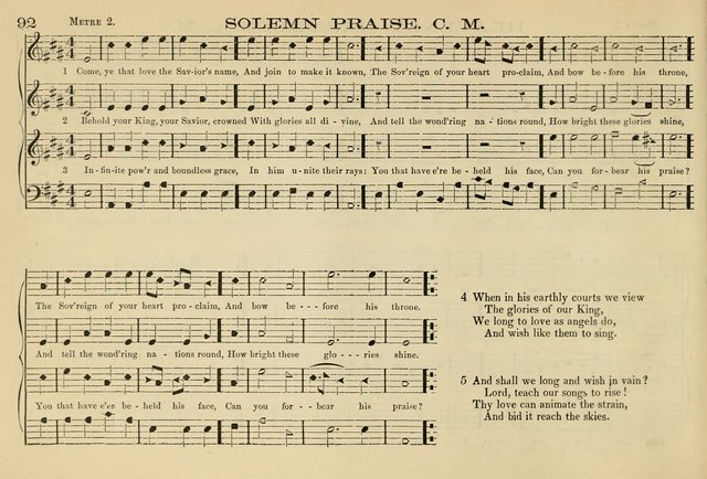 The New Harmonia Sacra: a compilation of genuine church music comprising a great variety of metres, harmonized for four voices (Eighteenth Edition) page 53