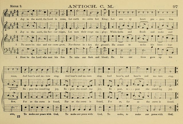 The New Harmonia Sacra: a compilation of genuine church music comprising a great variety of metres, harmonized for four voices (Eighteenth Edition) page 58