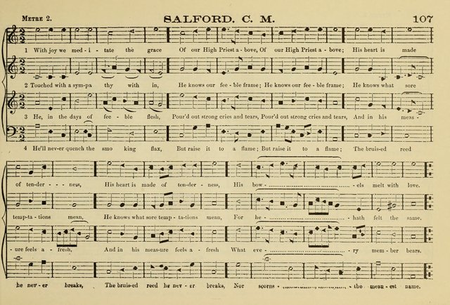 The New Harmonia Sacra: a compilation of genuine church music comprising a great variety of metres, harmonized for four voices (Eighteenth Edition) page 68