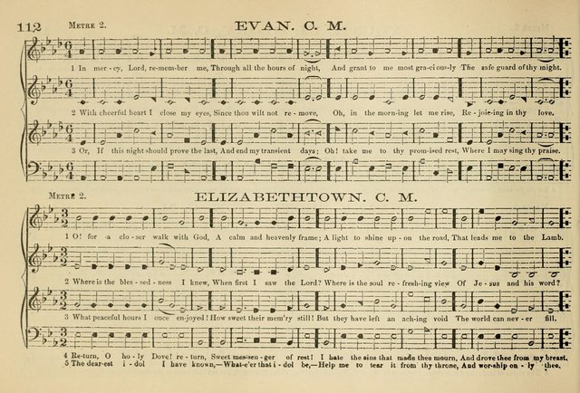 The New Harmonia Sacra: a compilation of genuine church music comprising a great variety of metres, harmonized for four voices (Eighteenth Edition) page 73