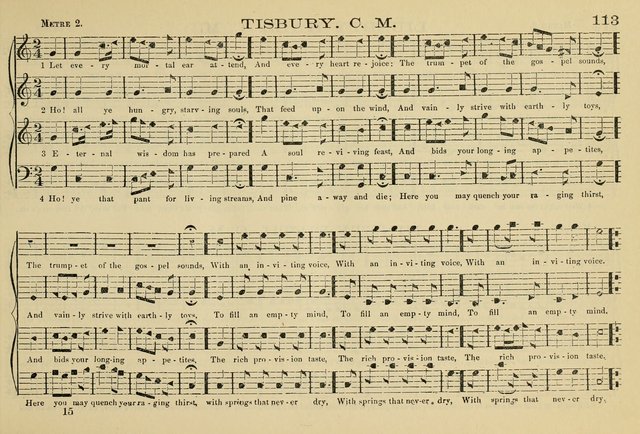 The New Harmonia Sacra: a compilation of genuine church music comprising a great variety of metres, harmonized for four voices (Eighteenth Edition) page 74