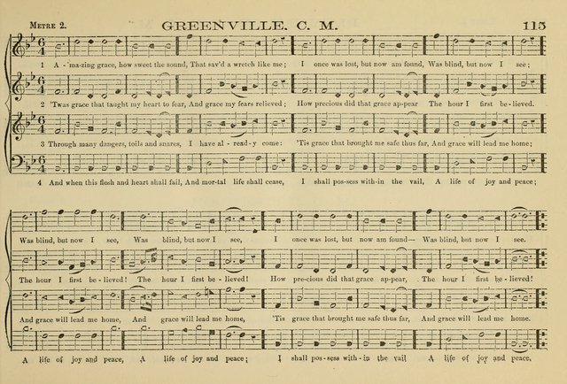 The New Harmonia Sacra: a compilation of genuine church music comprising a great variety of metres, harmonized for four voices (Eighteenth Edition) page 76