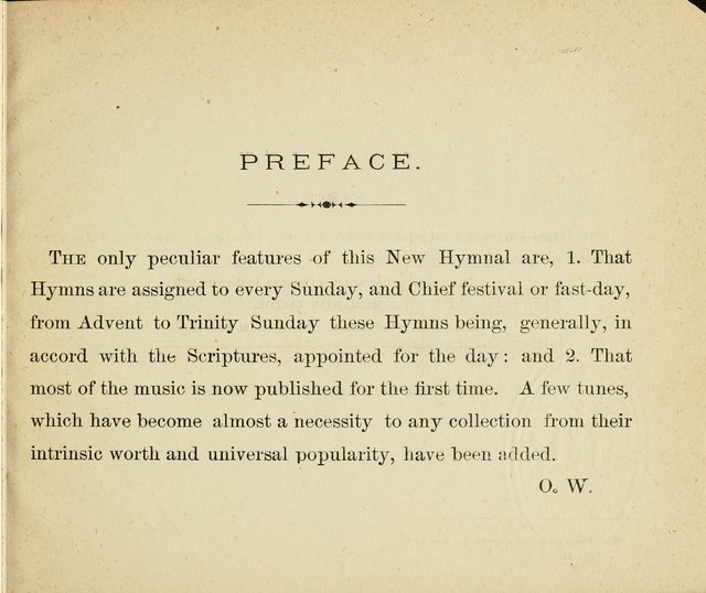 A New Hymnal for Sunday Schools page vii